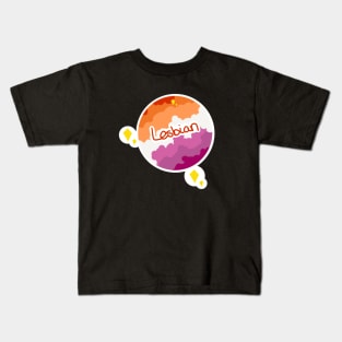 Pride Planet - Lesbian Kids T-Shirt